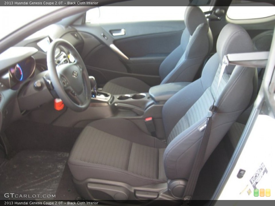 Black Cloth Interior Photo for the 2013 Hyundai Genesis Coupe 2.0T #65071847