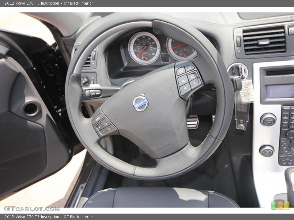 Off Black Interior Steering Wheel for the 2012 Volvo C70 T5 Inscription #65072109