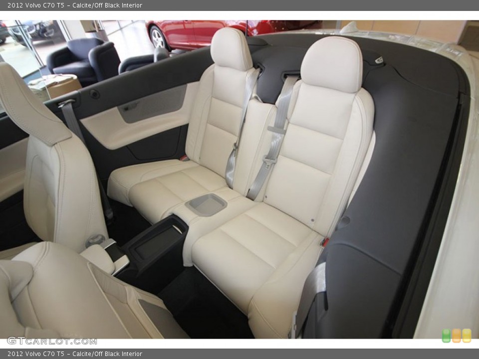 Calcite/Off Black Interior Rear Seat for the 2012 Volvo C70 T5 #65072351