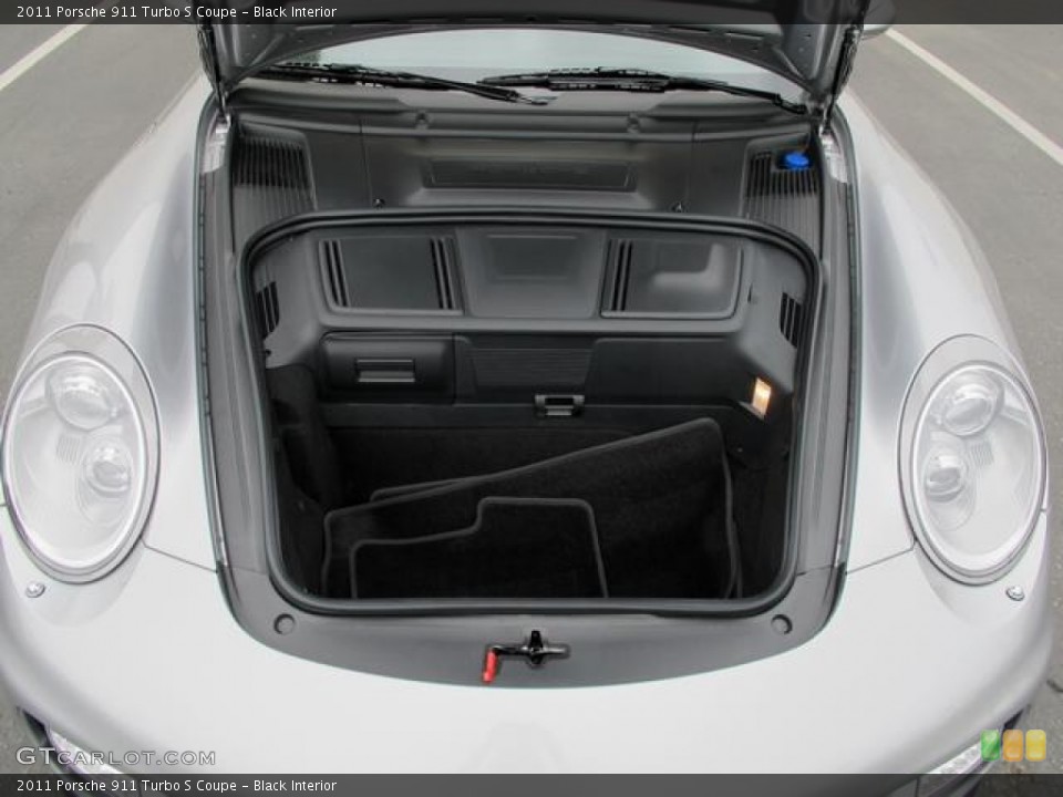 Black Interior Trunk for the 2011 Porsche 911 Turbo S Coupe #65073098