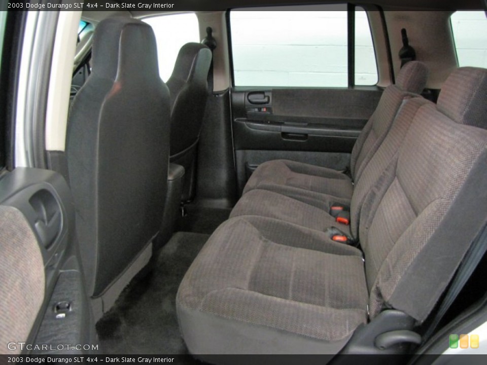 Dark Slate Gray Interior Rear Seat for the 2003 Dodge Durango SLT 4x4 #65074802