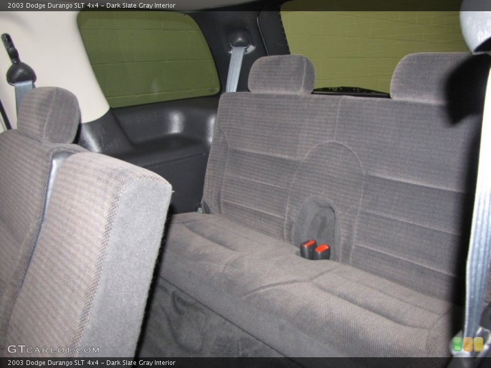 Dark Slate Gray Interior Rear Seat for the 2003 Dodge Durango SLT 4x4 #65074829