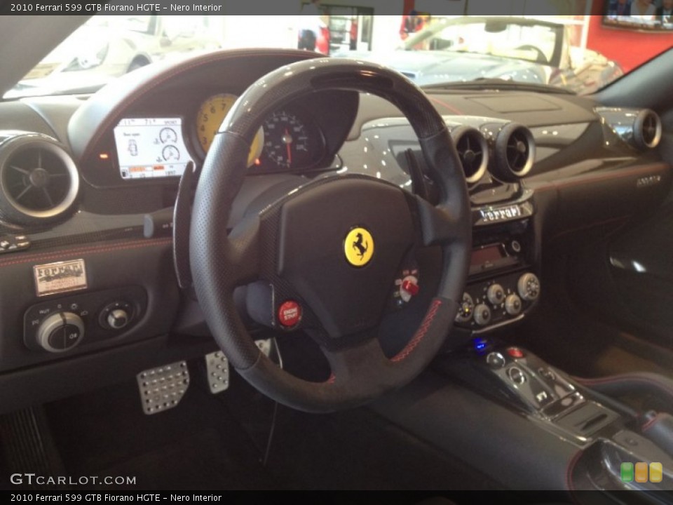 Nero Interior Steering Wheel for the 2010 Ferrari 599 GTB Fiorano HGTE #65078846