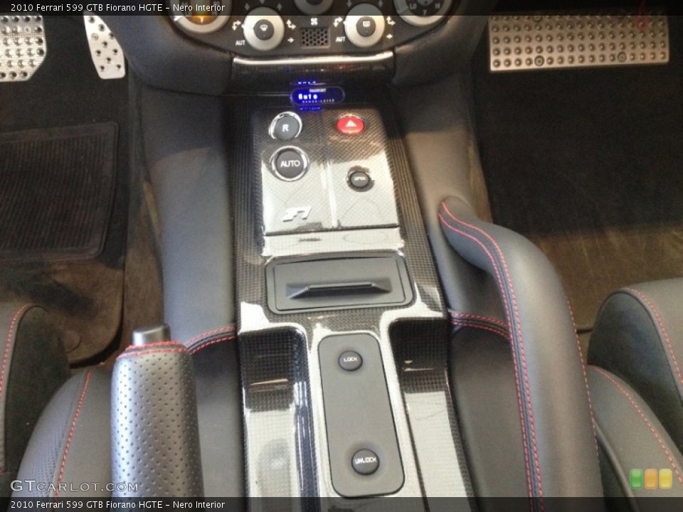 Nero Interior Controls for the 2010 Ferrari 599 GTB Fiorano HGTE #65078864