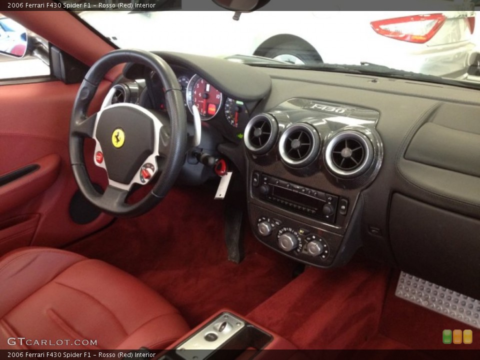 Rosso (Red) Interior Dashboard for the 2006 Ferrari F430 Spider F1 #65079041