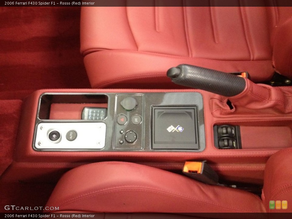 Rosso (Red) Interior Controls for the 2006 Ferrari F430 Spider F1 #65079113