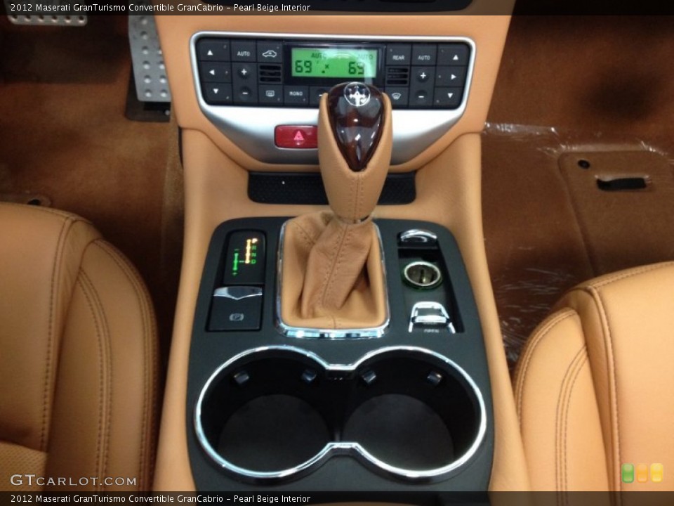 Pearl Beige Interior Transmission for the 2012 Maserati GranTurismo Convertible GranCabrio #65079359