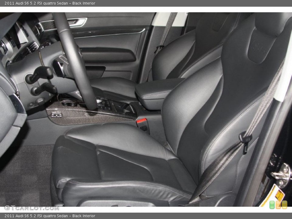 Black Interior Photo for the 2011 Audi S6 5.2 FSI quattro Sedan #65080949