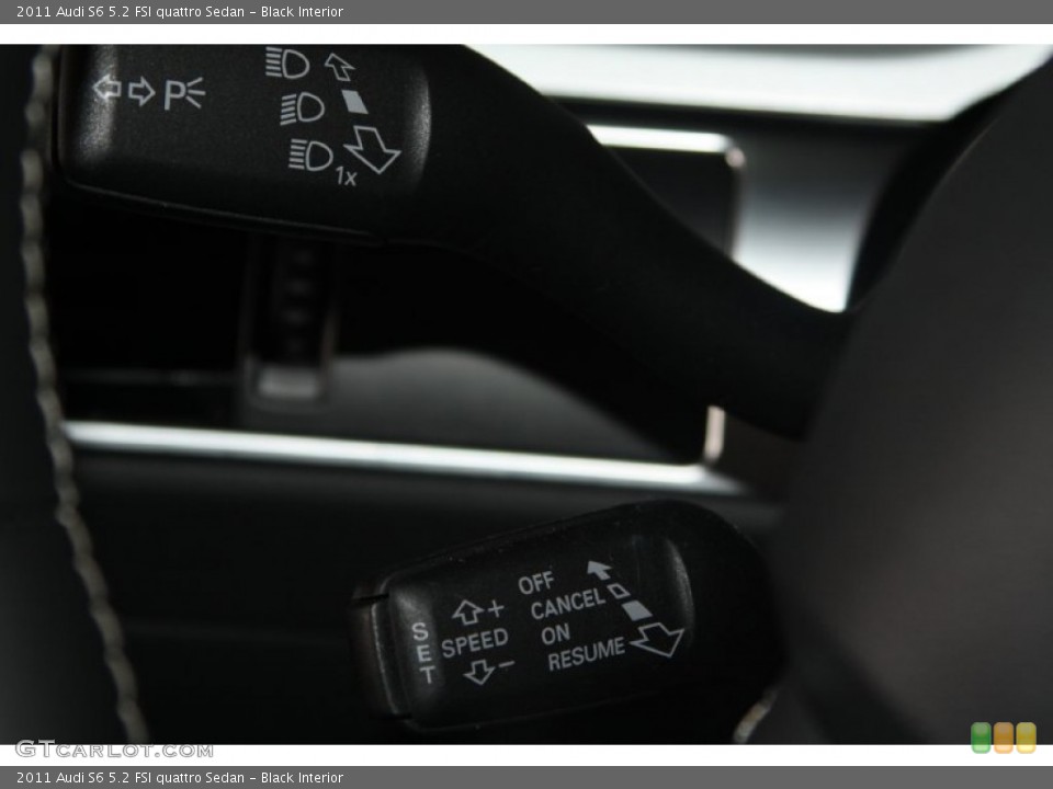 Black Interior Controls for the 2011 Audi S6 5.2 FSI quattro Sedan #65081123
