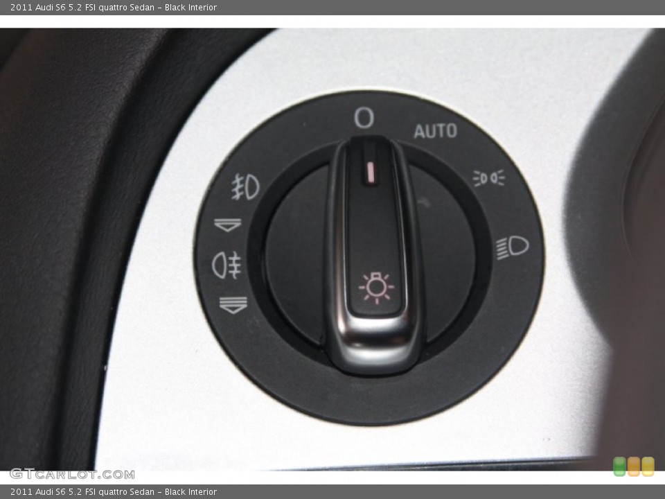 Black Interior Controls for the 2011 Audi S6 5.2 FSI quattro Sedan #65081132