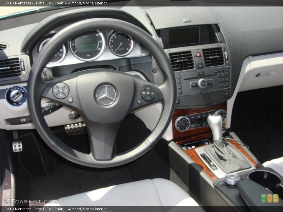 Almond/Mocha Interior Dashboard for the 2010 Mercedes-Benz C 300 Sport #65086433
