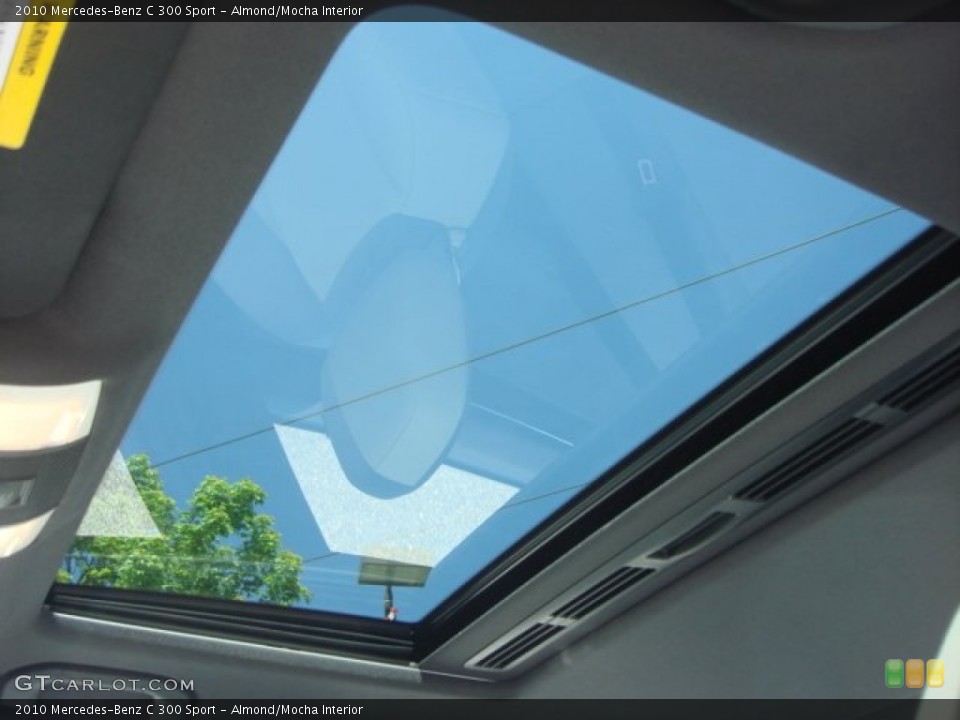 Almond/Mocha Interior Sunroof for the 2010 Mercedes-Benz C 300 Sport #65086442