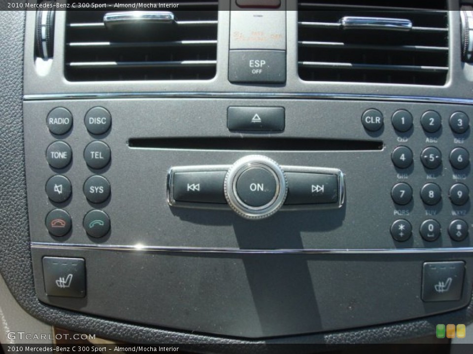 Almond/Mocha Interior Controls for the 2010 Mercedes-Benz C 300 Sport #65086472