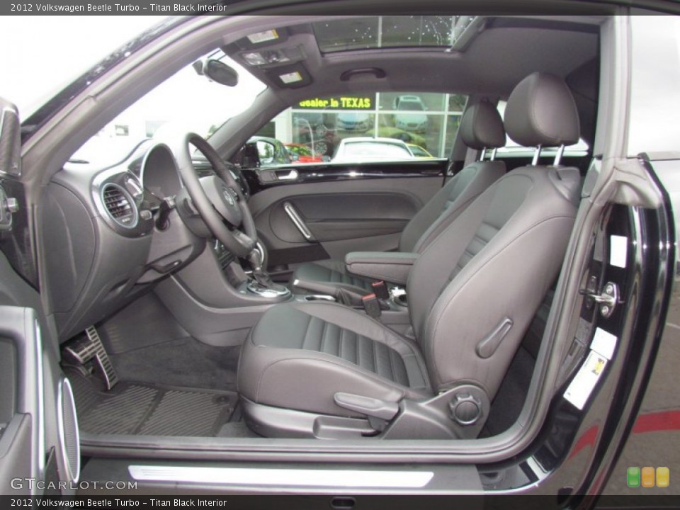 Titan Black Interior Photo for the 2012 Volkswagen Beetle Turbo #65091590