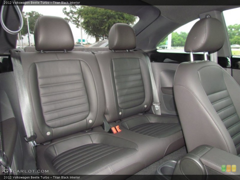 Titan Black Interior Rear Seat for the 2012 Volkswagen Beetle Turbo #65091605