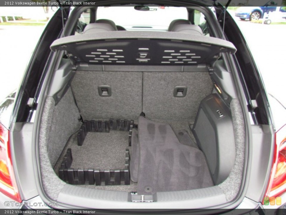 Titan Black Interior Trunk for the 2012 Volkswagen Beetle Turbo #65091695