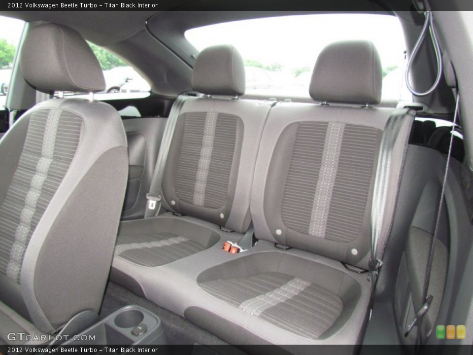 Titan Black Interior Rear Seat for the 2012 Volkswagen Beetle Turbo #65093603