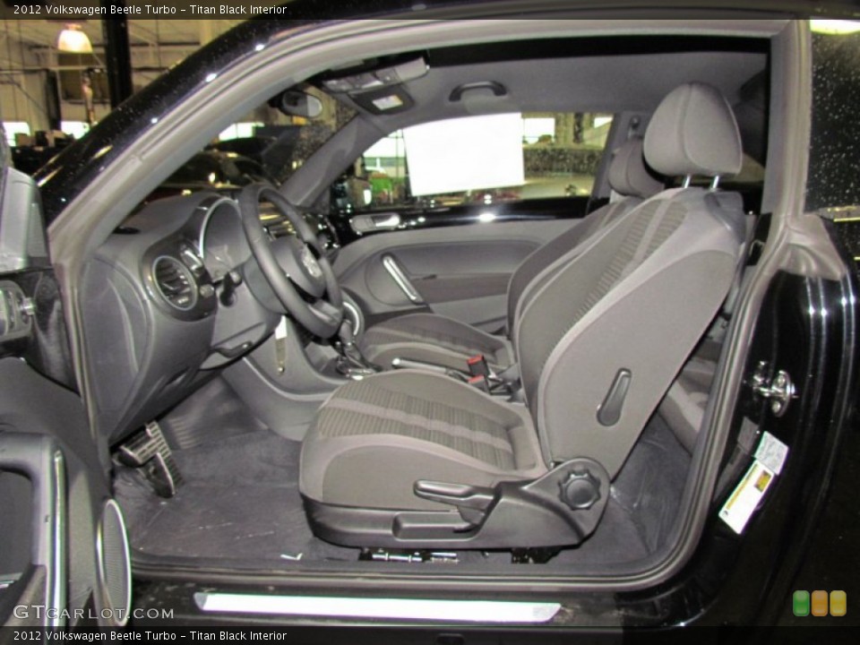 Titan Black Interior Photo for the 2012 Volkswagen Beetle Turbo #65093642