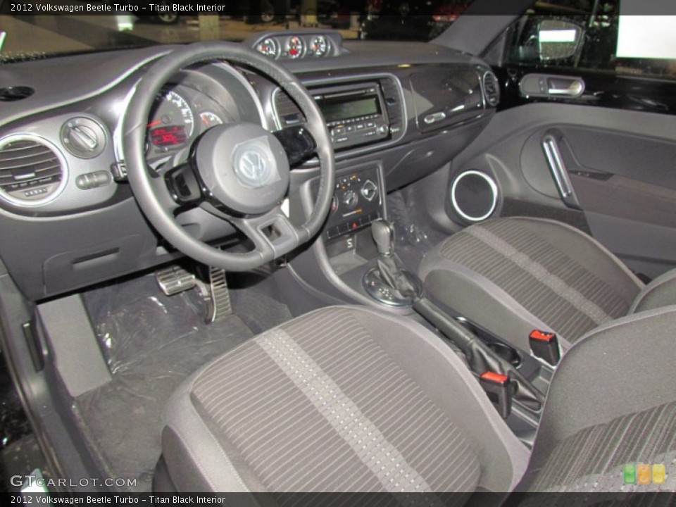 Titan Black Interior Photo for the 2012 Volkswagen Beetle Turbo #65093662