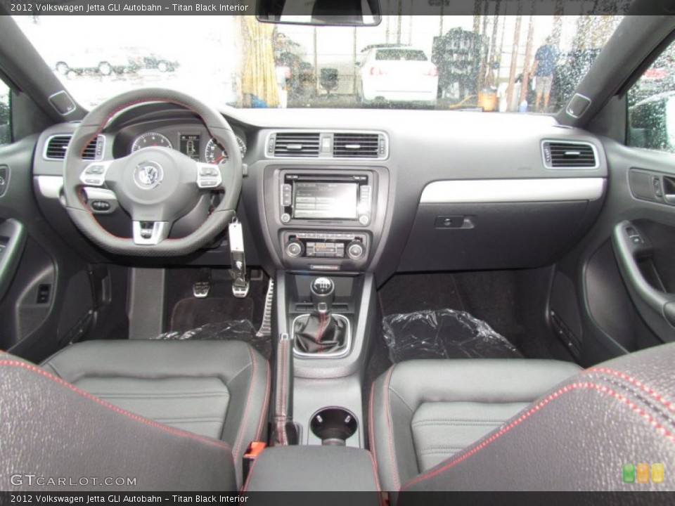 Titan Black Interior Dashboard for the 2012 Volkswagen Jetta GLI Autobahn #65093778