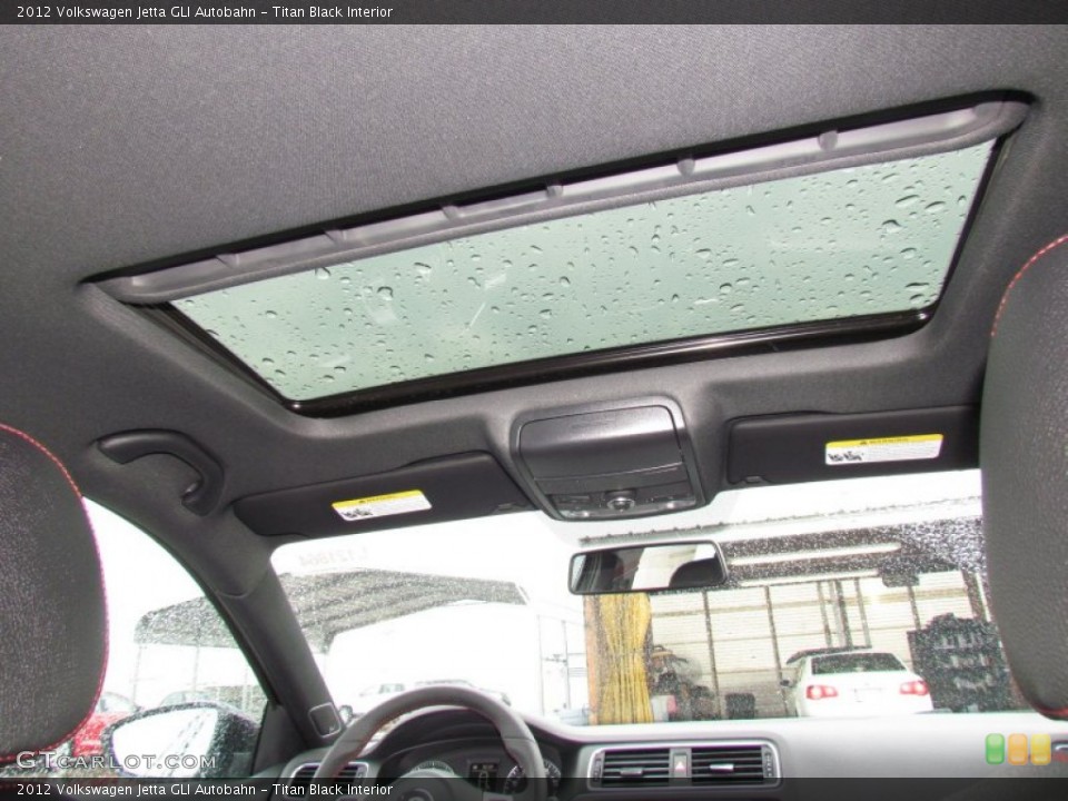 Titan Black Interior Sunroof for the 2012 Volkswagen Jetta GLI Autobahn #65093784