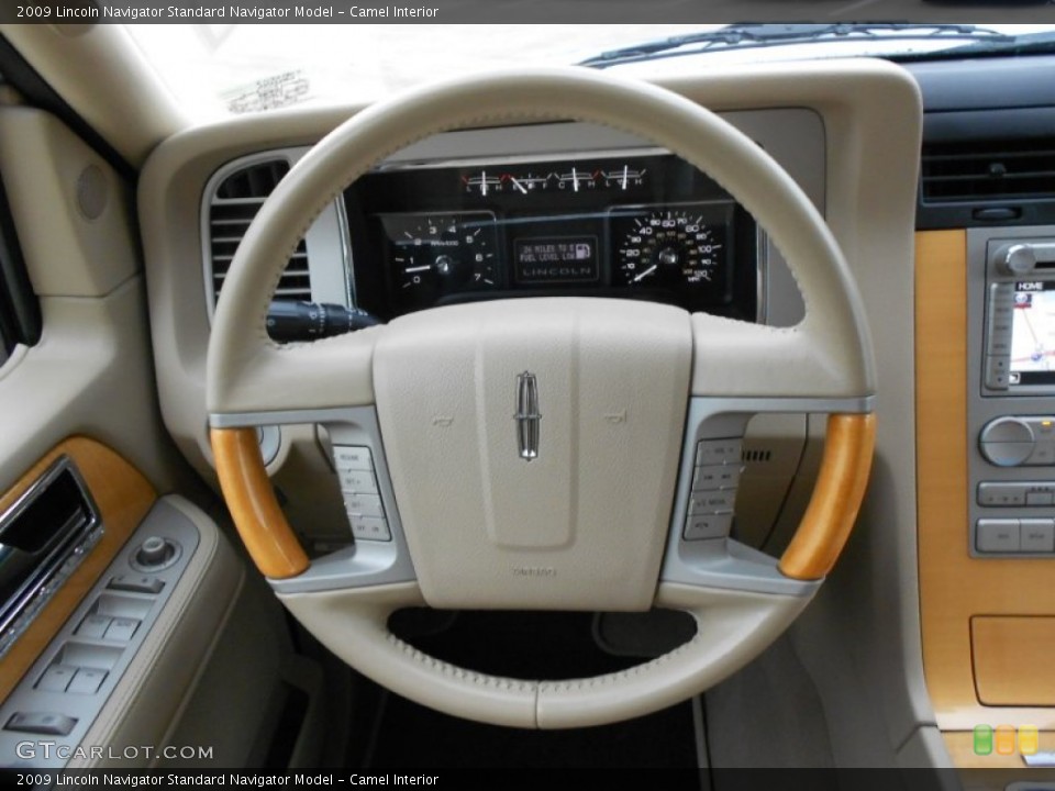 Camel Interior Steering Wheel for the 2009 Lincoln Navigator  #65093805