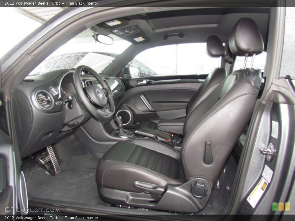 Titan Black Interior Photo for the 2012 Volkswagen Beetle Turbo #65093811