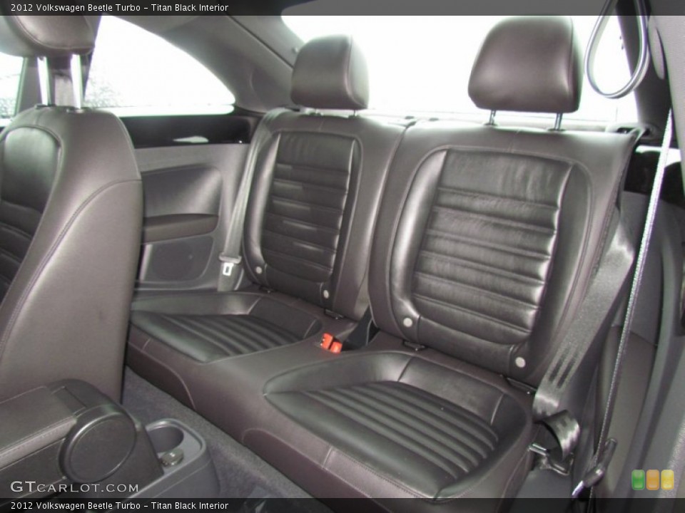 Titan Black Interior Rear Seat for the 2012 Volkswagen Beetle Turbo #65093820