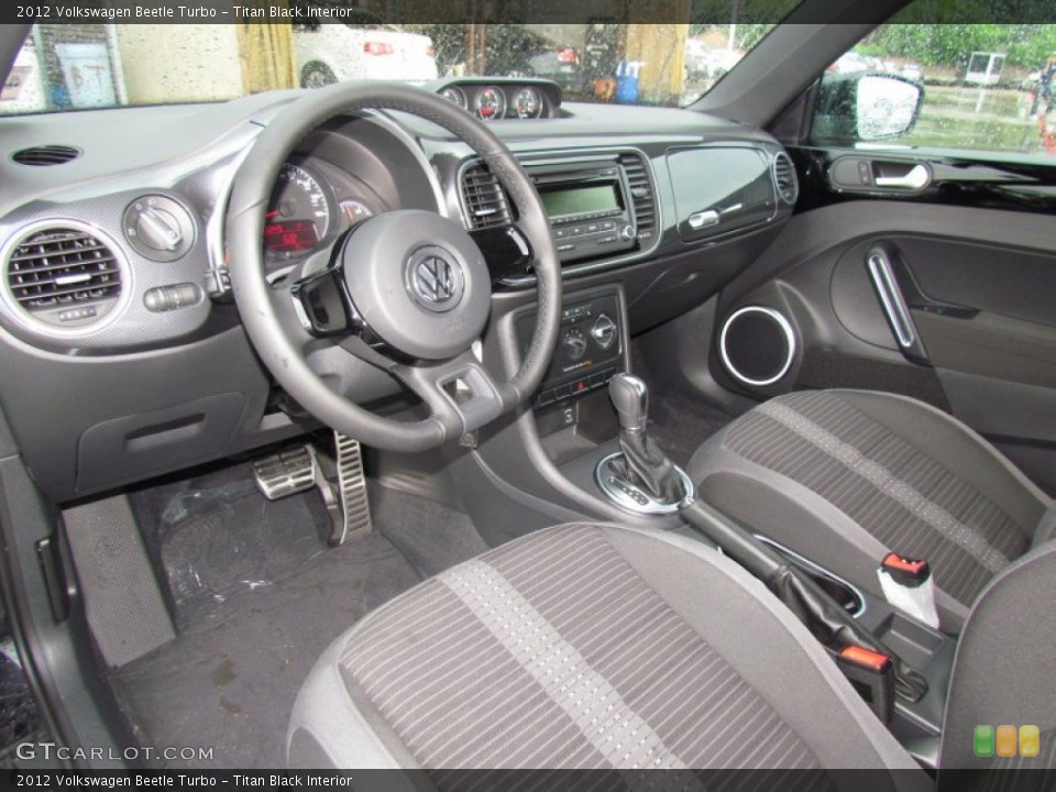 Titan Black Interior Prime Interior for the 2012 Volkswagen Beetle Turbo #65094072