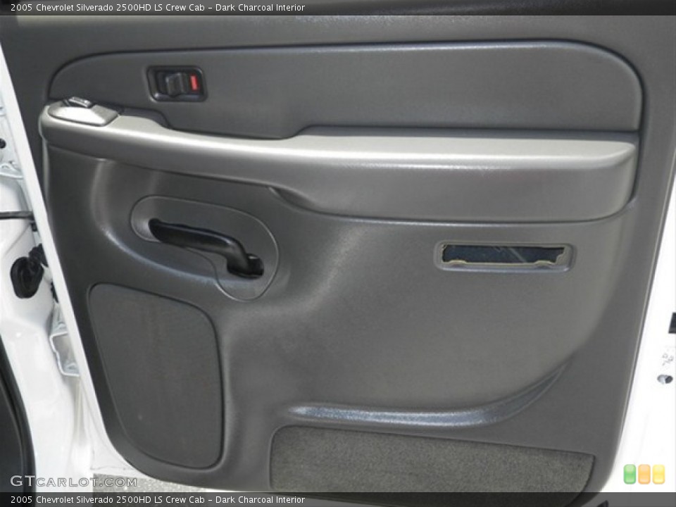 Dark Charcoal Interior Door Panel for the 2005 Chevrolet Silverado 2500HD LS Crew Cab #65097120