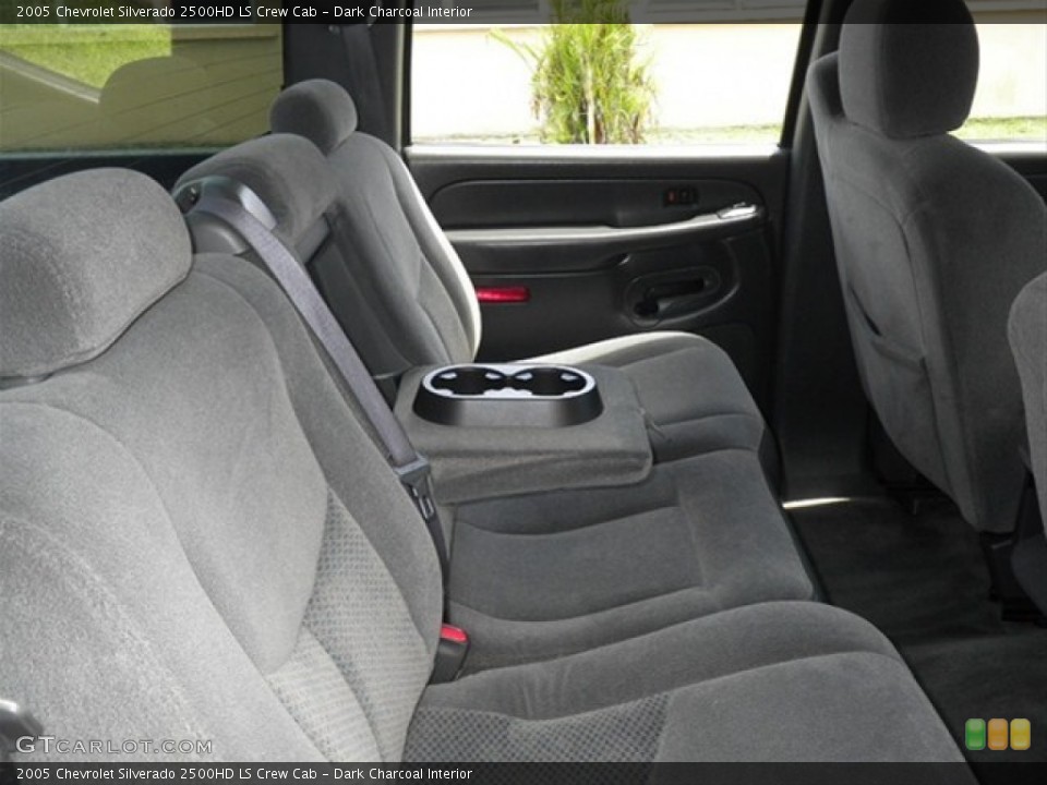 Dark Charcoal Interior Rear Seat for the 2005 Chevrolet Silverado 2500HD LS Crew Cab #65097126
