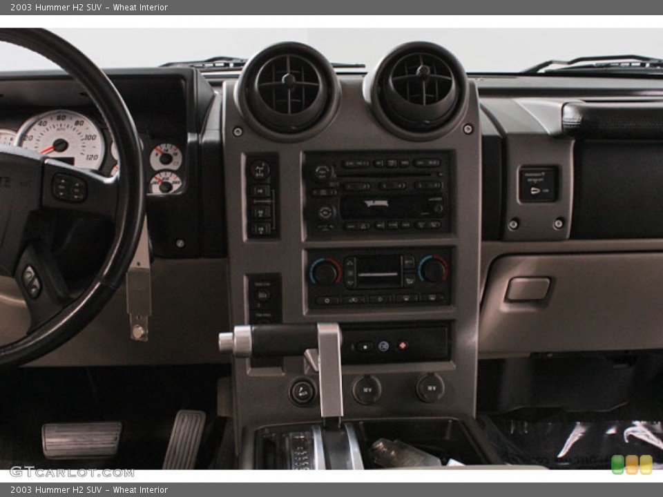 Wheat Interior Controls for the 2003 Hummer H2 SUV #65098064