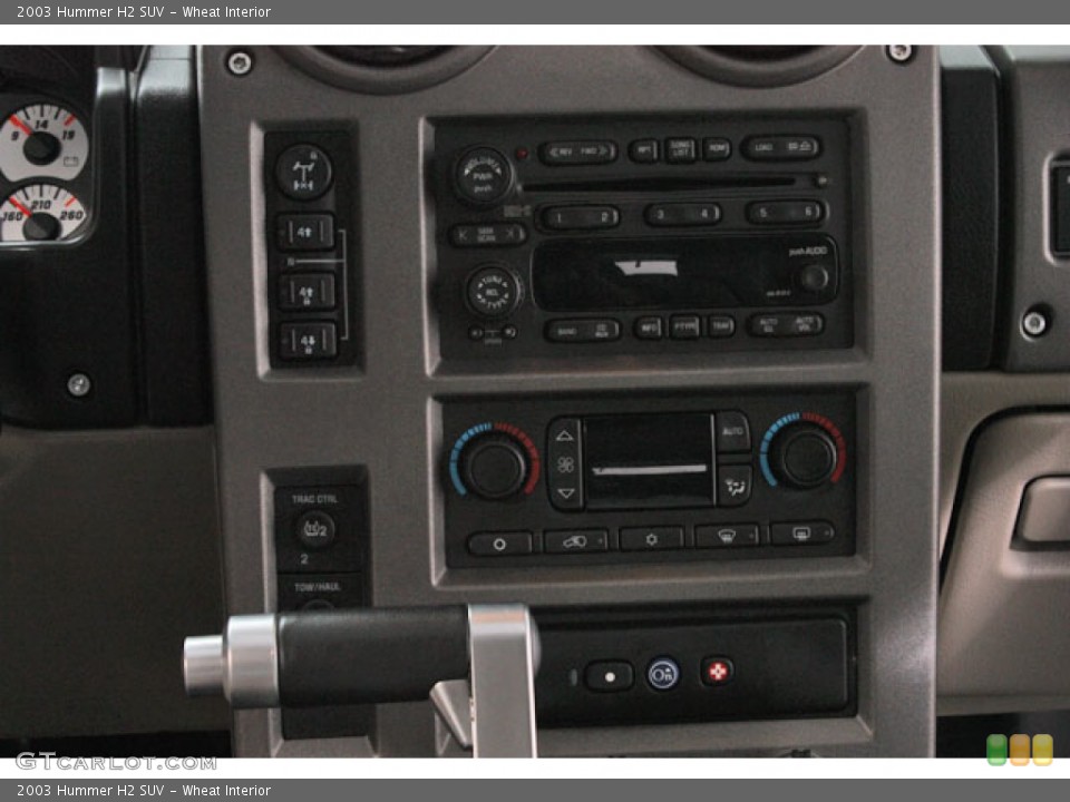 Wheat Interior Controls for the 2003 Hummer H2 SUV #65098071