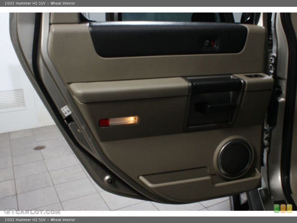 Wheat Interior Door Panel for the 2003 Hummer H2 SUV #65098110