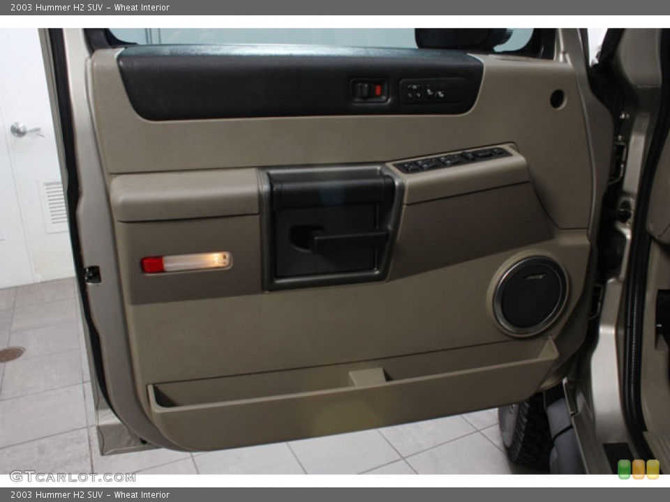 Wheat Interior Door Panel for the 2003 Hummer H2 SUV #65098116