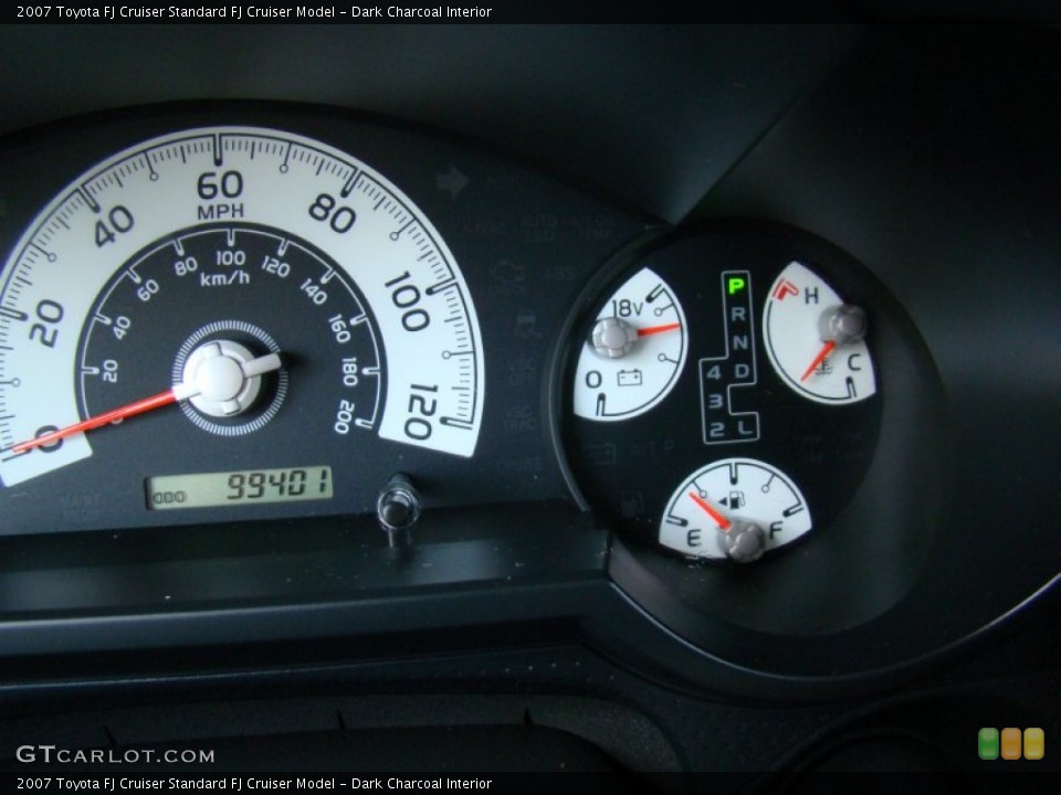 Dark Charcoal Interior Gauges for the 2007 Toyota FJ Cruiser  #65101596