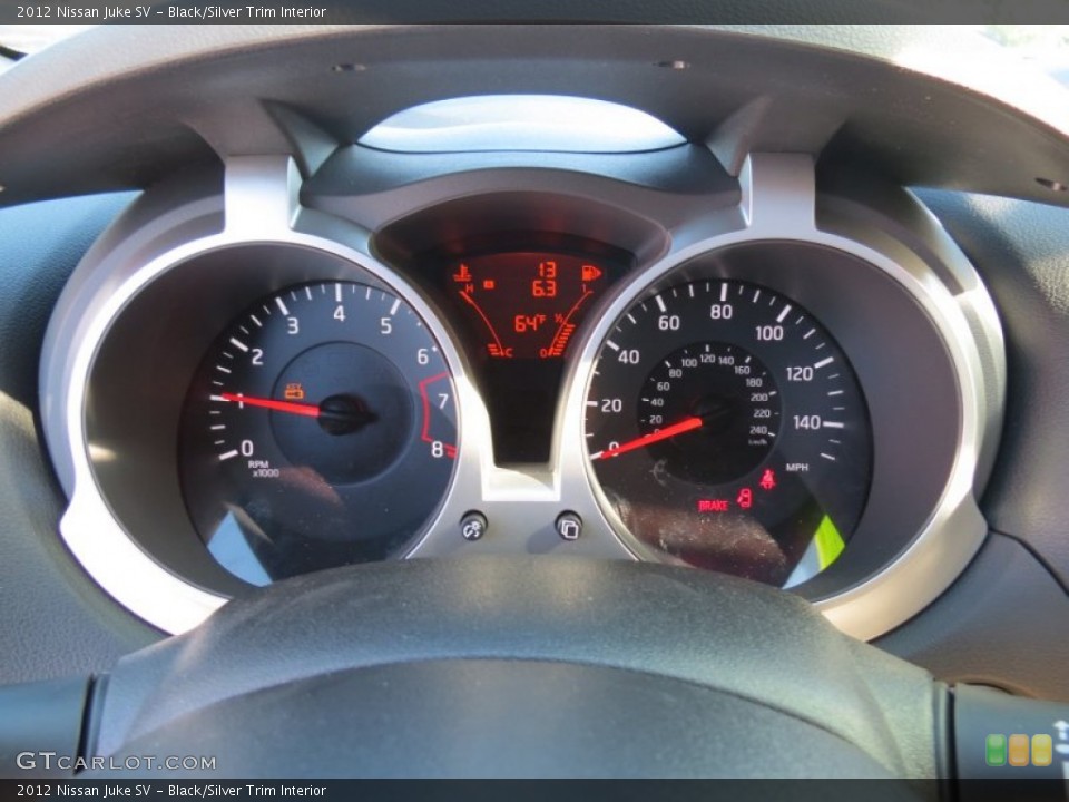 Black/Silver Trim Interior Gauges for the 2012 Nissan Juke SV #65106241