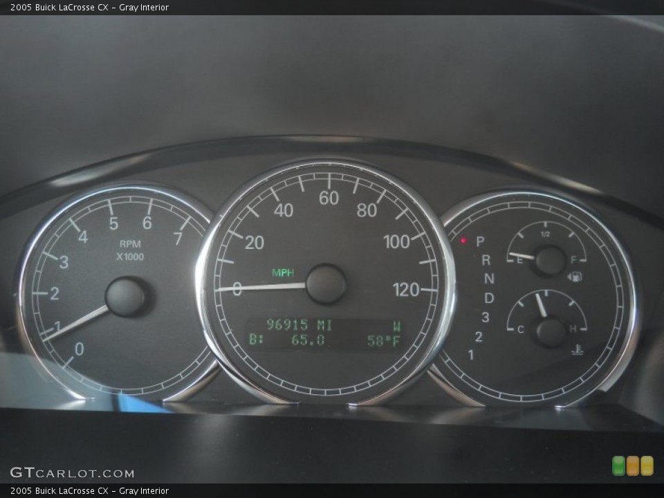 Gray Interior Gauges for the 2005 Buick LaCrosse CX #65108870