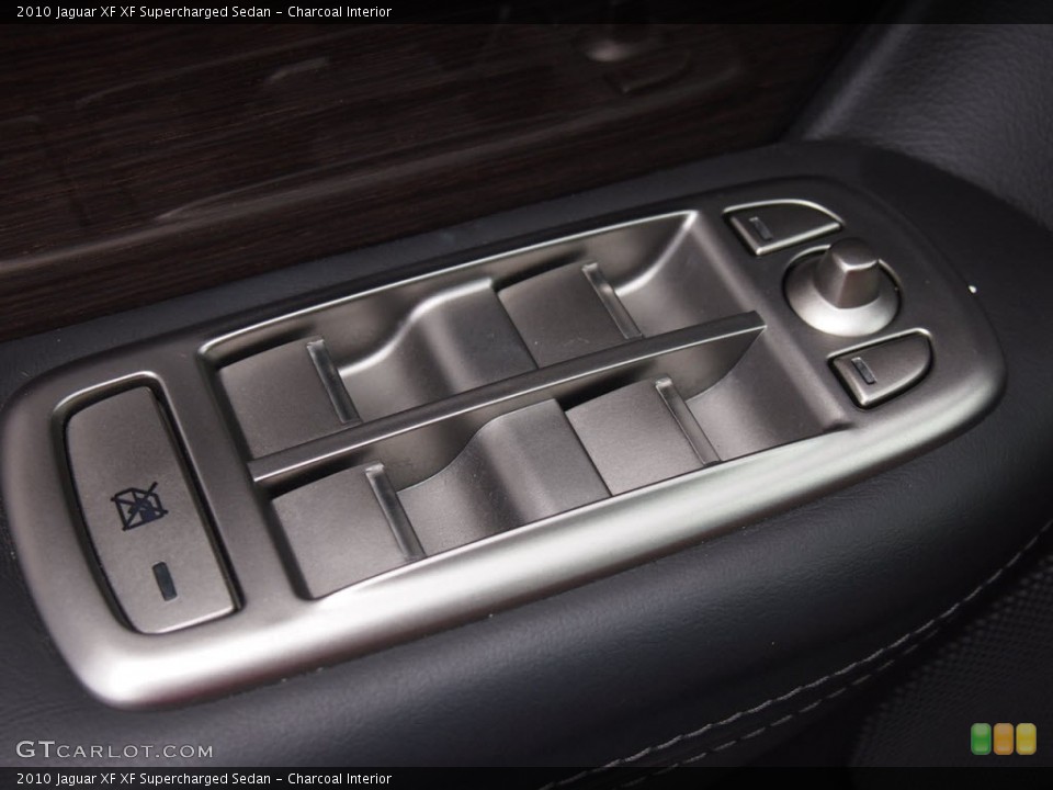 Charcoal Interior Controls for the 2010 Jaguar XF XF Supercharged Sedan #65110301