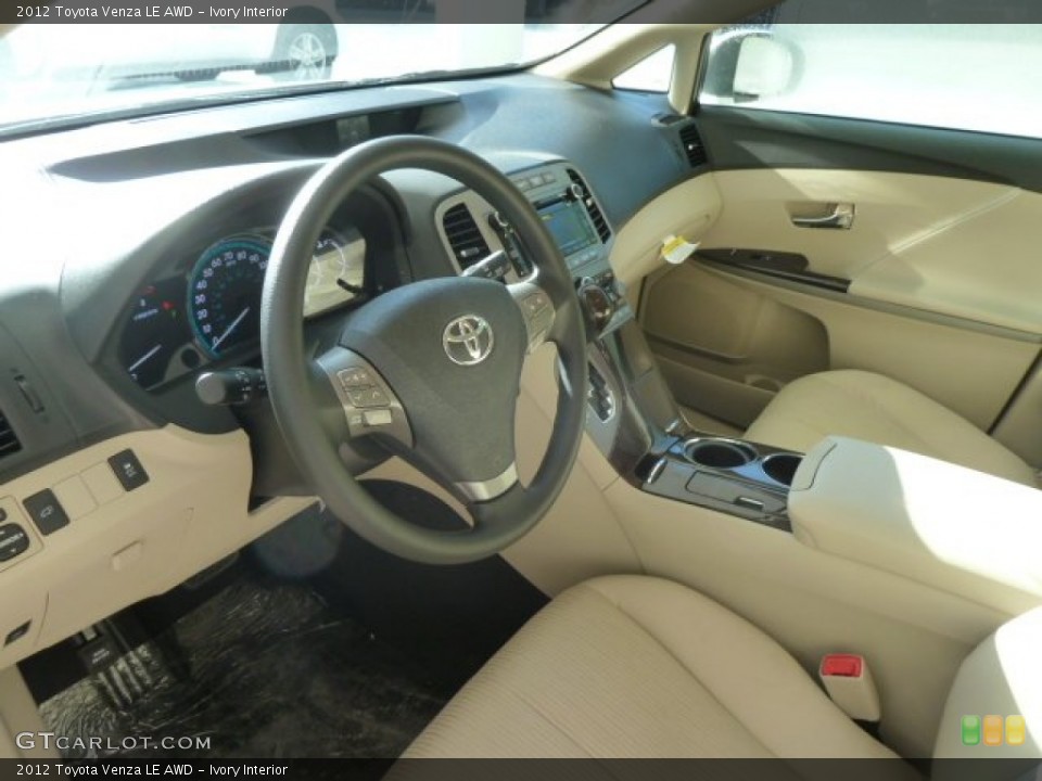 Ivory 2012 Toyota Venza Interiors