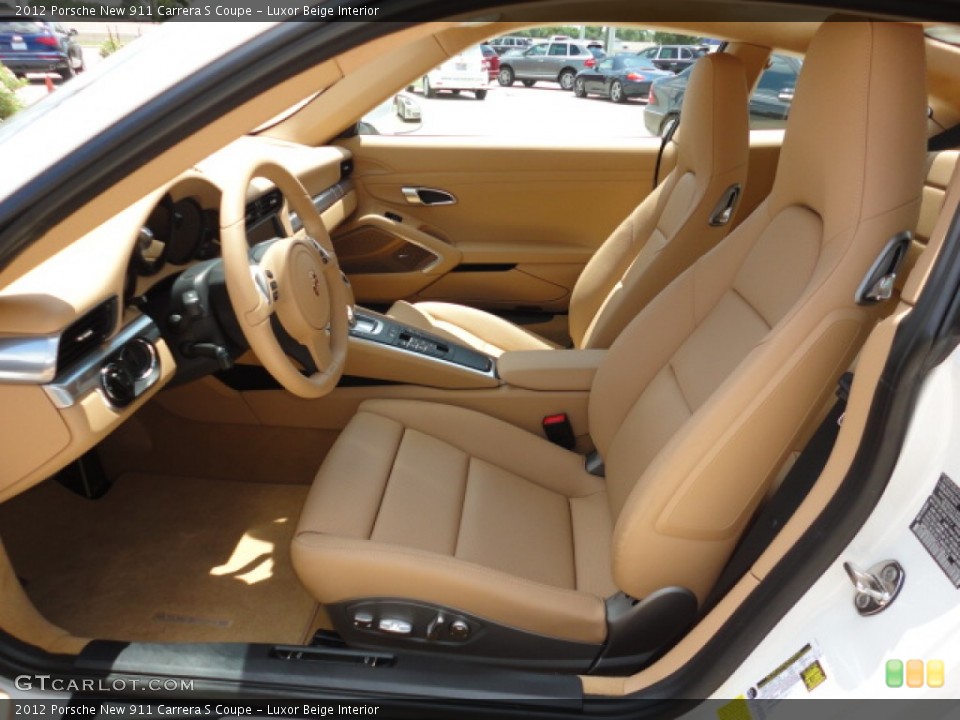 Luxor Beige Interior Photo for the 2012 Porsche New 911 Carrera S Coupe #65122162