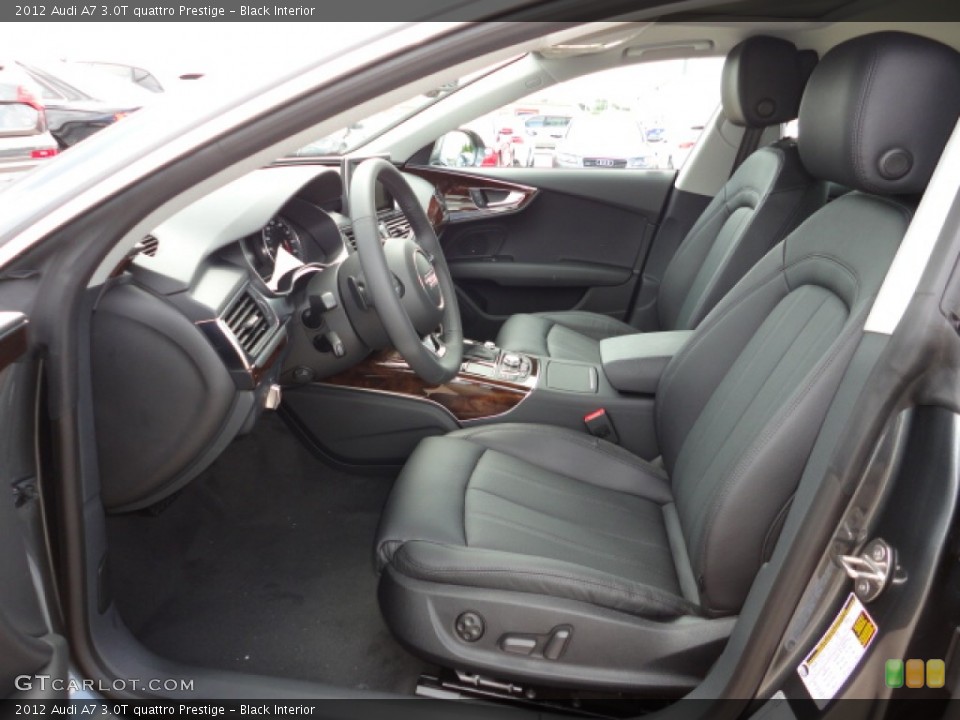 Black Interior Photo for the 2012 Audi A7 3.0T quattro Prestige #65122258