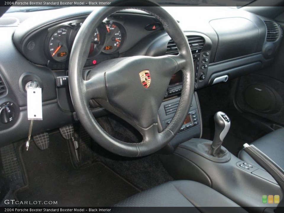 Black Interior Dashboard for the 2004 Porsche Boxster  #65123137