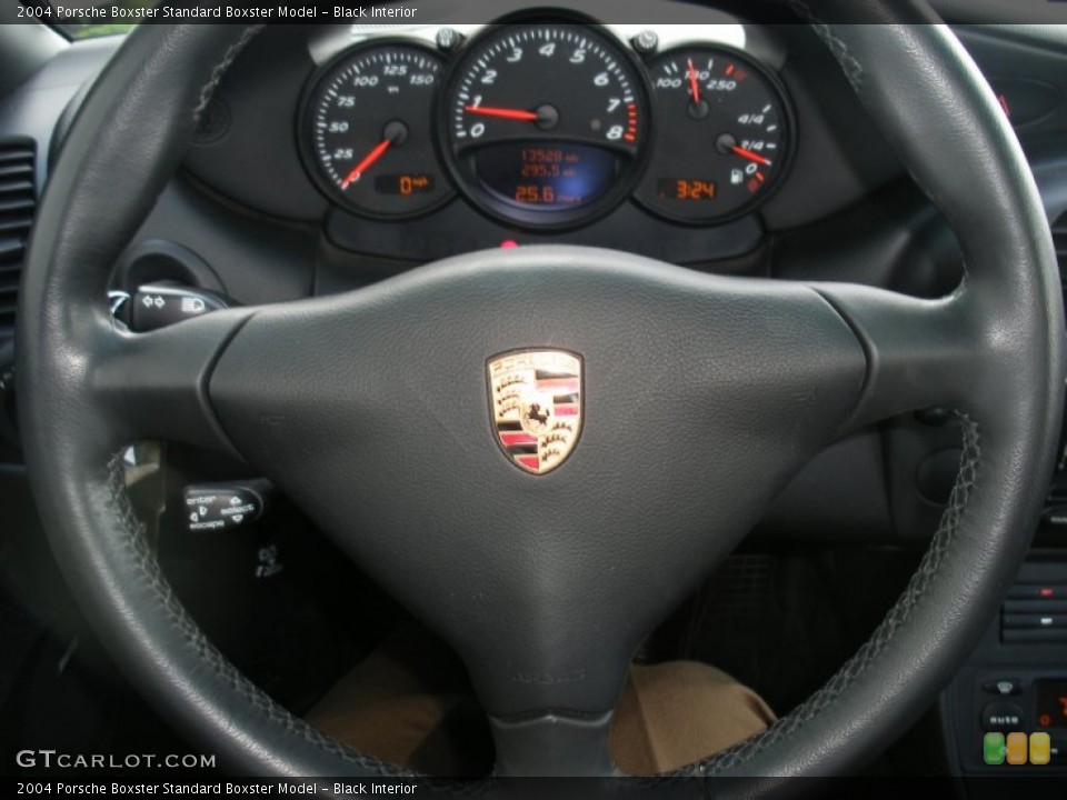 Black Interior Steering Wheel for the 2004 Porsche Boxster  #65123146