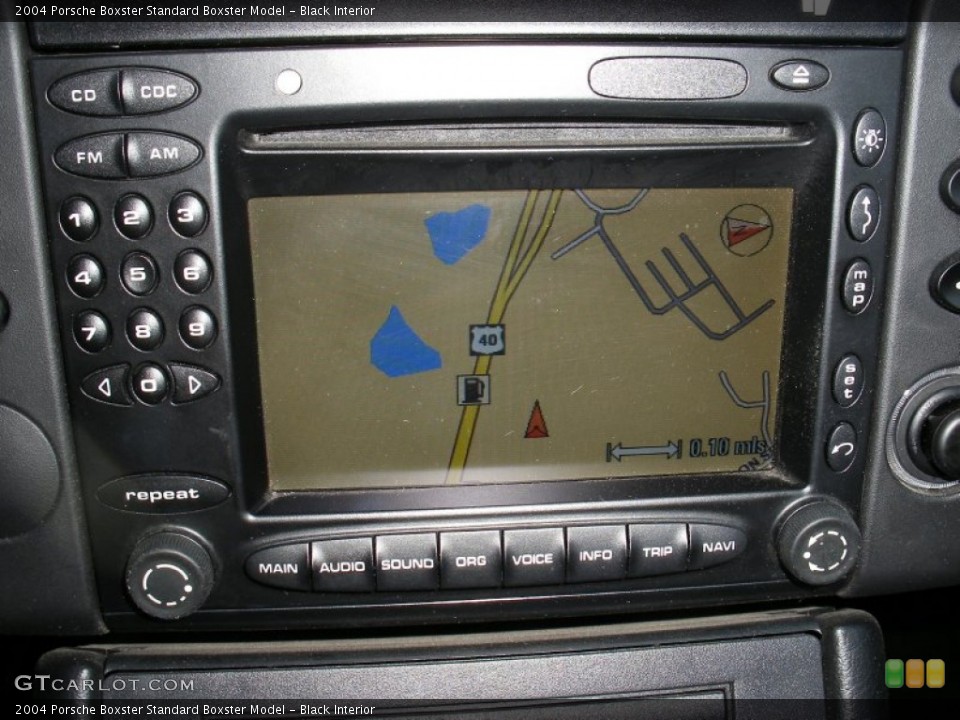 Black Interior Navigation for the 2004 Porsche Boxster  #65123164