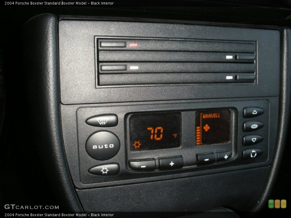 Black Interior Controls for the 2004 Porsche Boxster  #65123182