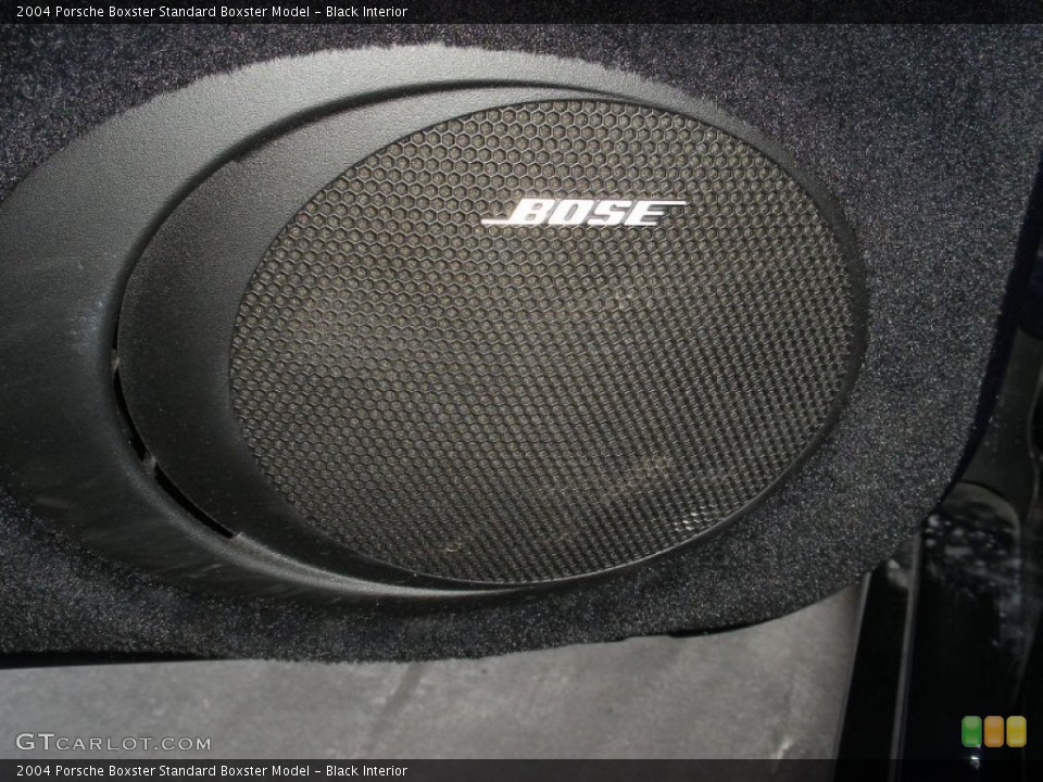 Black Interior Audio System for the 2004 Porsche Boxster  #65123218