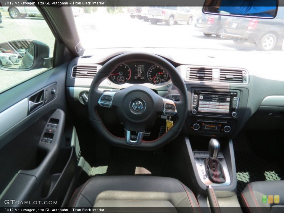 Titan Black Interior Dashboard for the 2012 Volkswagen Jetta GLI Autobahn #65126776