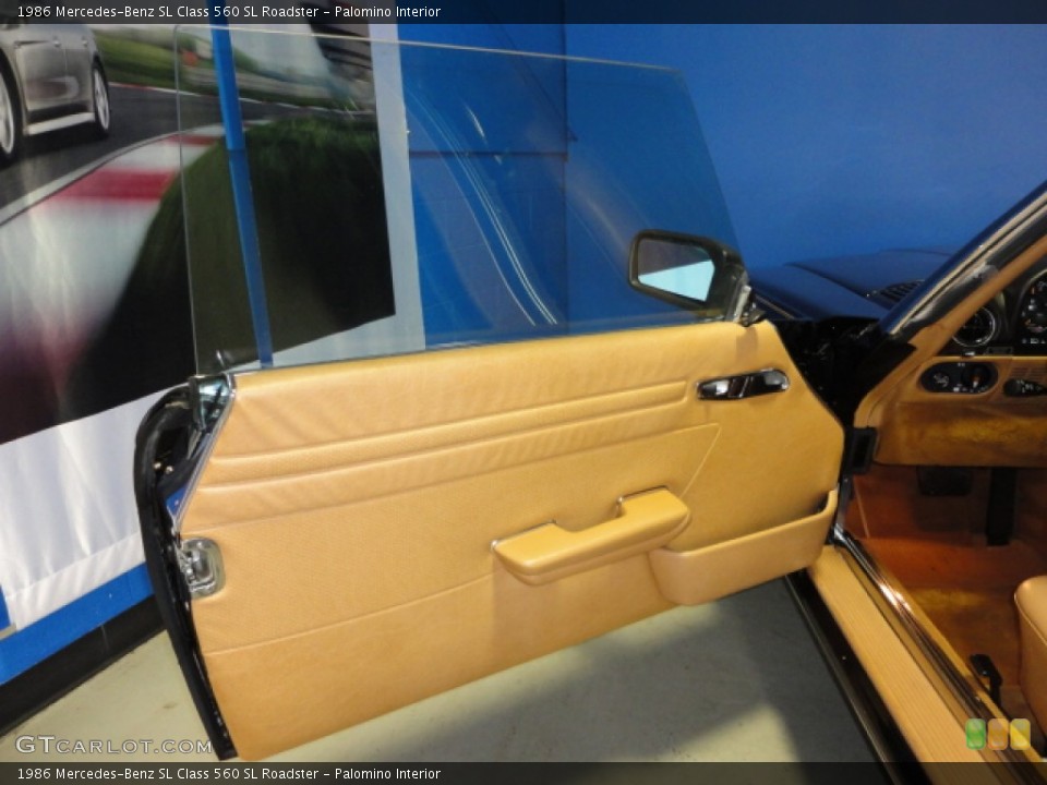 Palomino Interior Door Panel for the 1986 Mercedes-Benz SL Class 560 SL Roadster #65128174