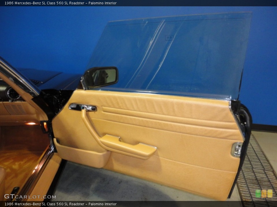Palomino Interior Door Panel for the 1986 Mercedes-Benz SL Class 560 SL Roadster #65128291